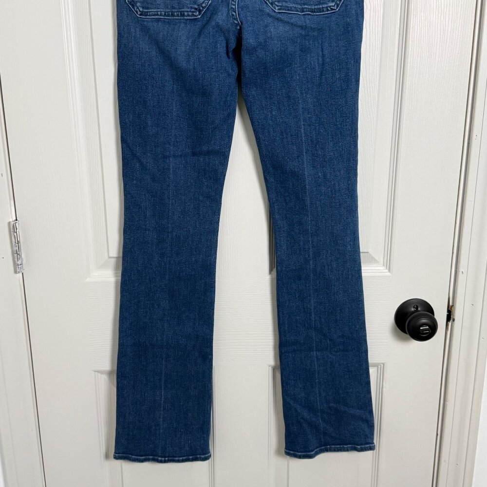 MOTHER Women's Straight Leg Jeans - Dark Blue - Picture 8 of 16